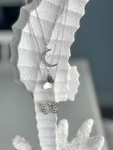 Load image into Gallery viewer, &quot;Butterfly In The Sky&quot; Layered Necklace Silver
