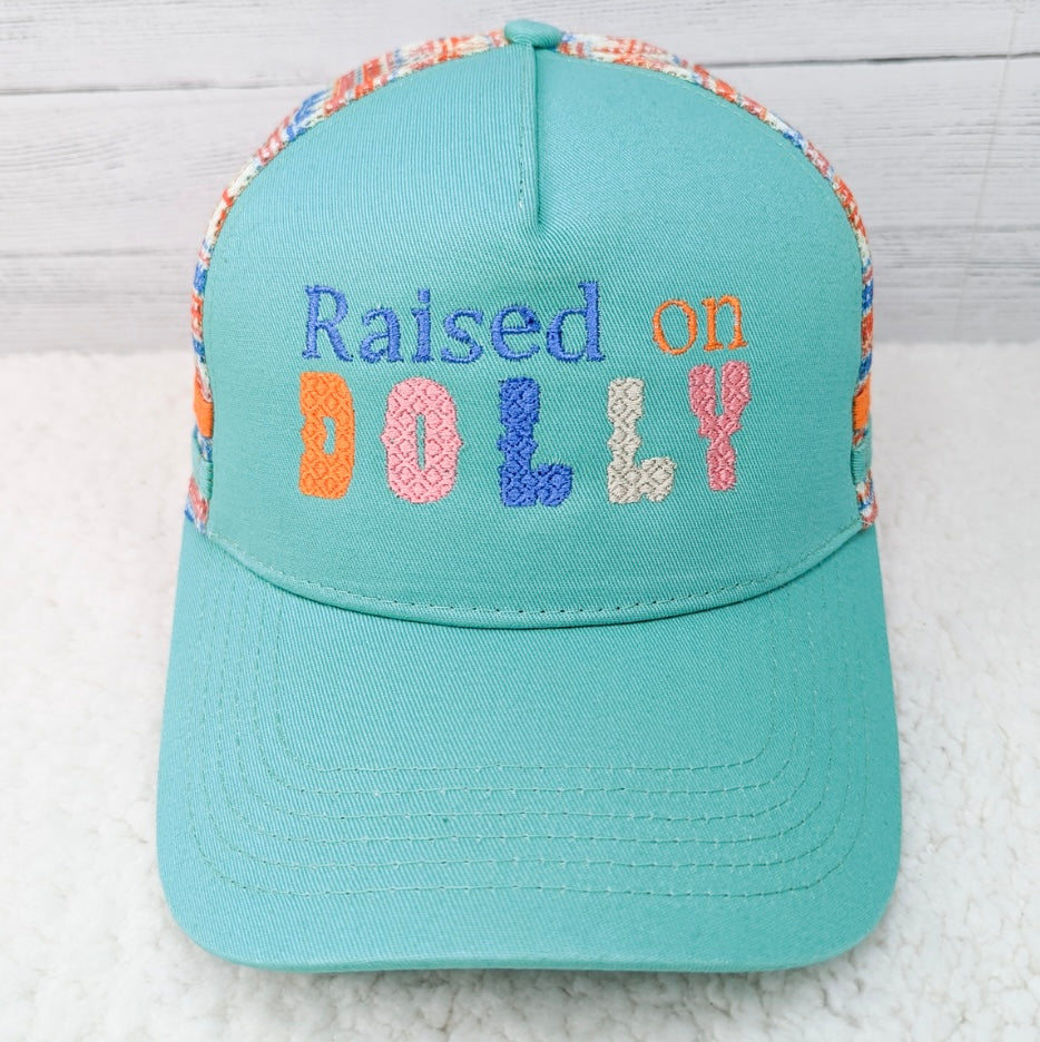 Raised On Dolly Embroidered Hat