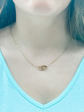 Load image into Gallery viewer, Two Hearts &quot;Gold&quot; Necklace
