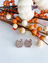 Load image into Gallery viewer, Leopard Turkey Earrings &quot;Studs&quot;
