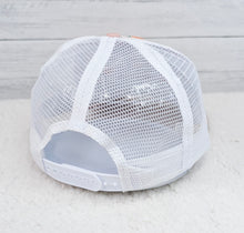 Load image into Gallery viewer, Peach Patterned Trucker Style Hat

