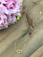 Load image into Gallery viewer, Two Hearts &quot;Gold&quot; Necklace
