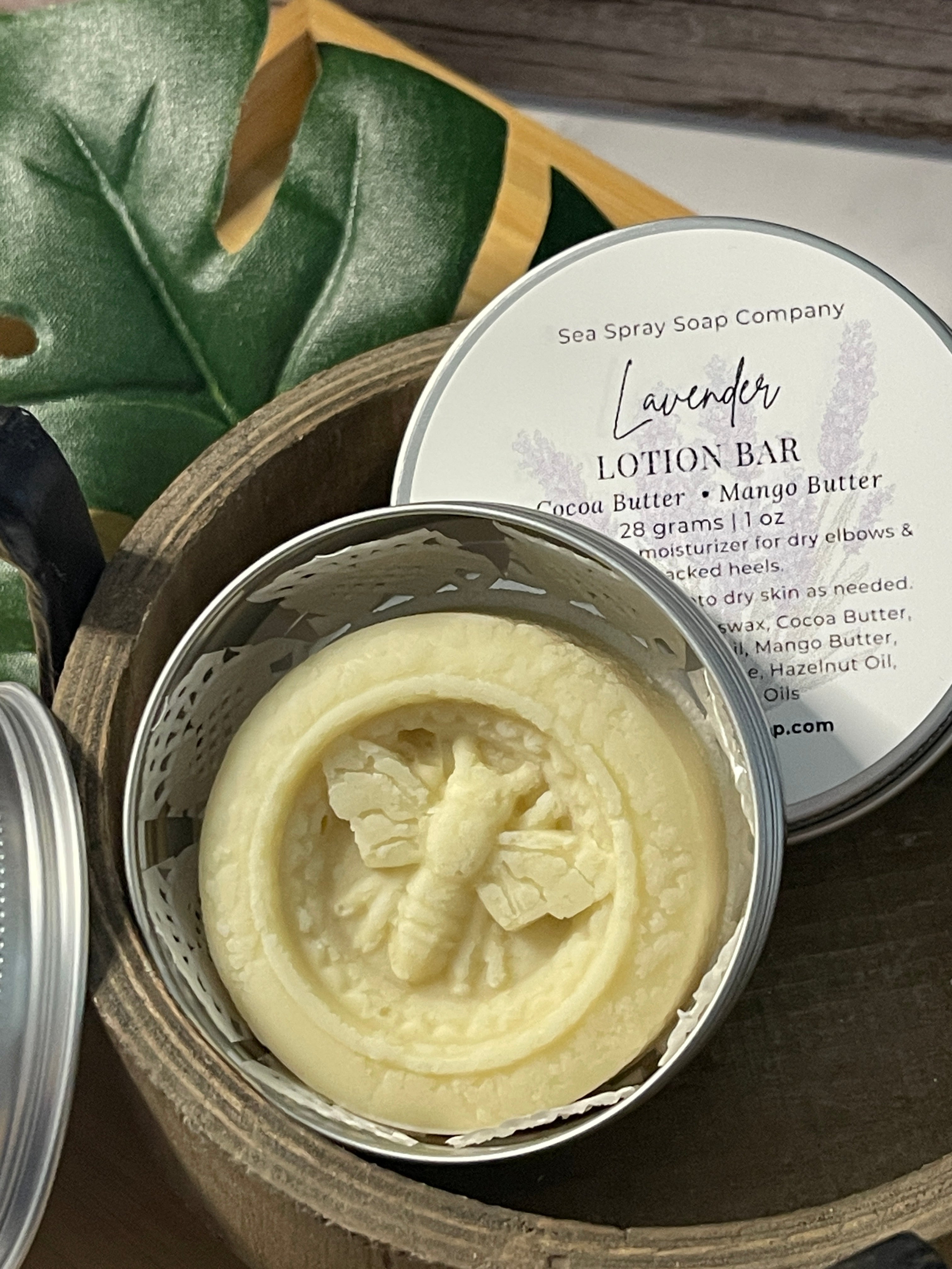 Solid Lotion Bars + Tin