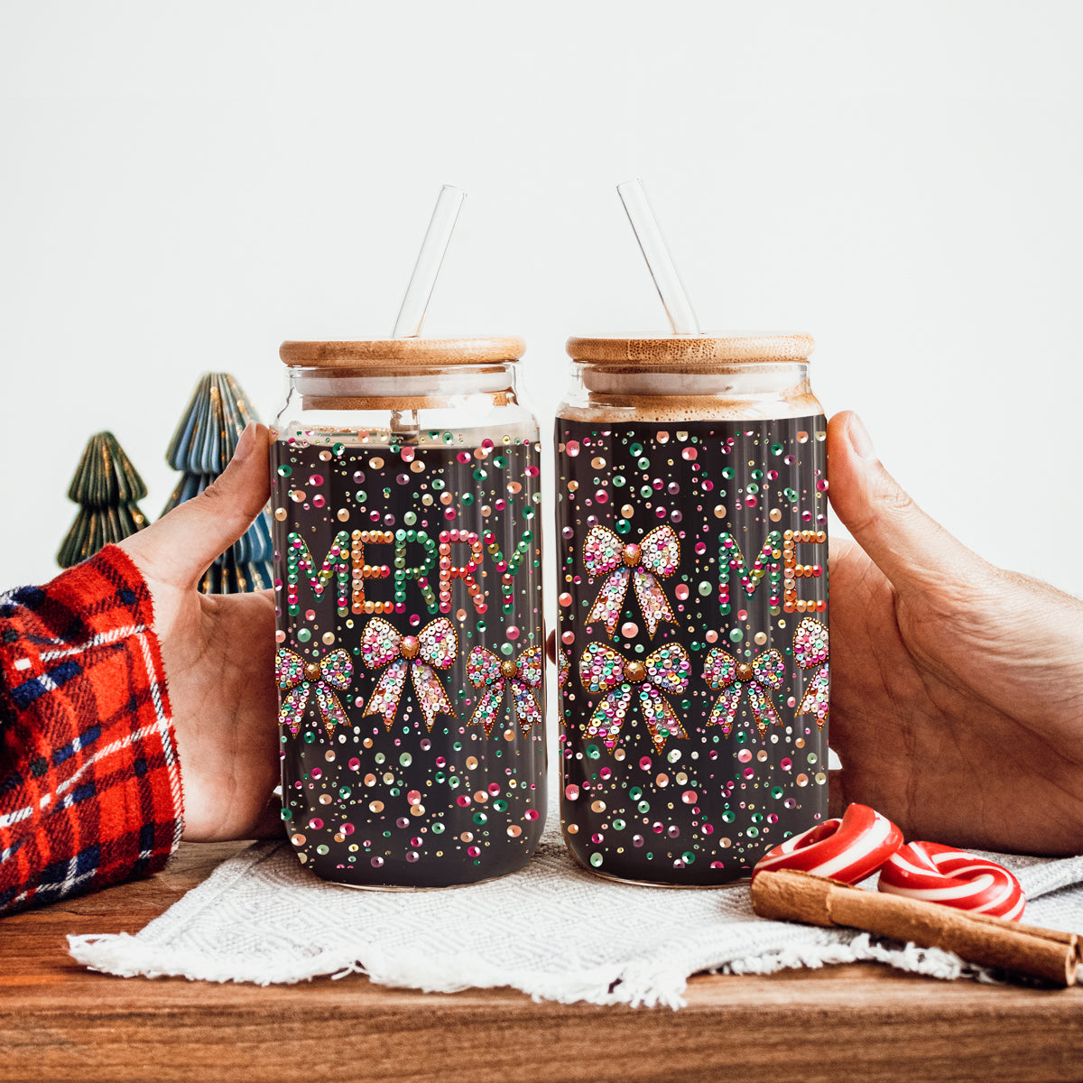 Sequin MERRY 17oz