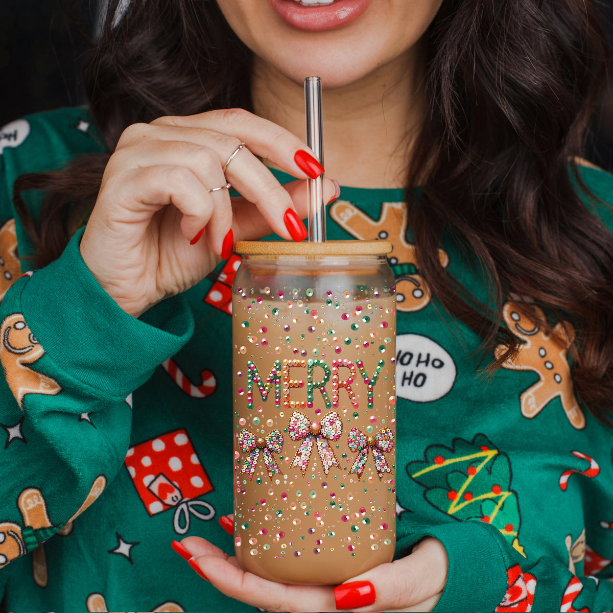 Sequin MERRY 17oz