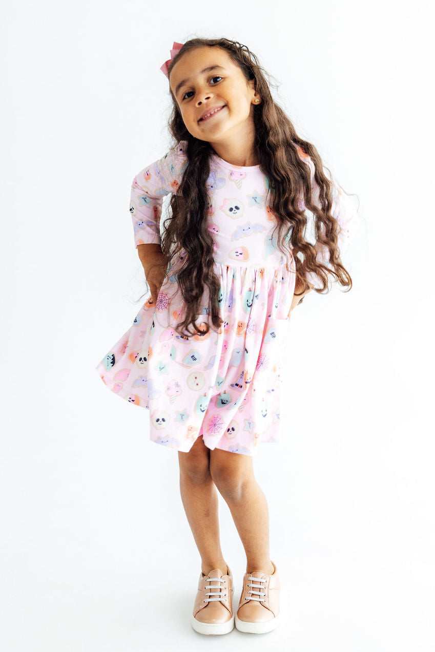 Sugar Rush L/S Pocket Twirl Dress Mila & Rose ®