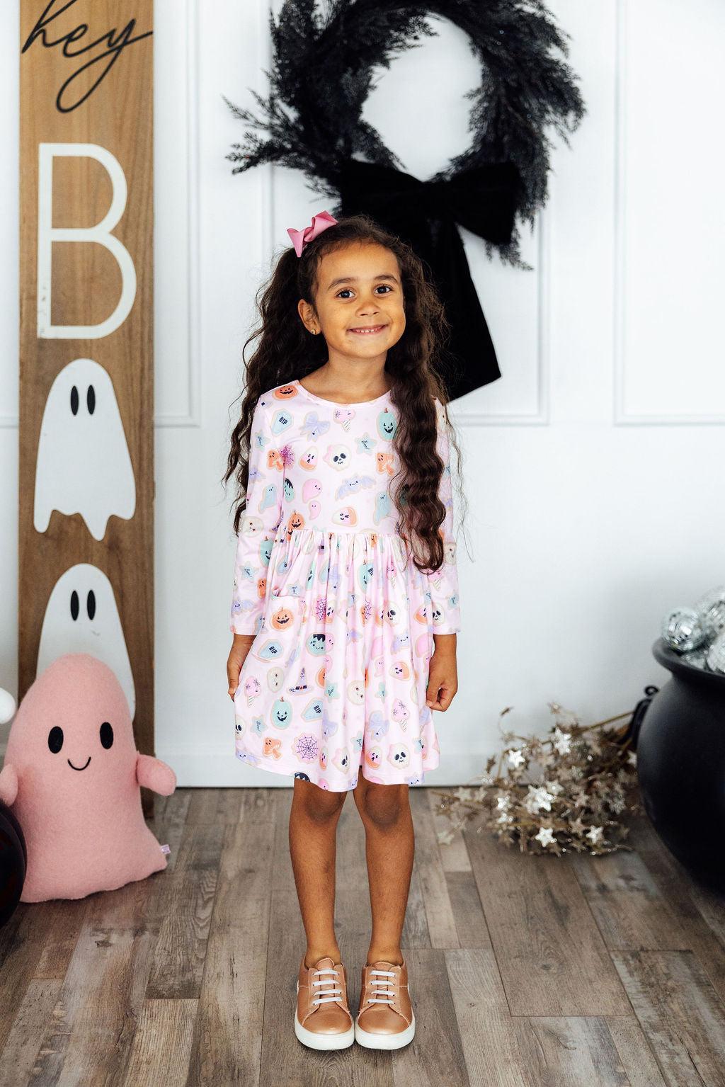 Sugar Rush L/S Pocket Twirl Dress Mila & Rose ®