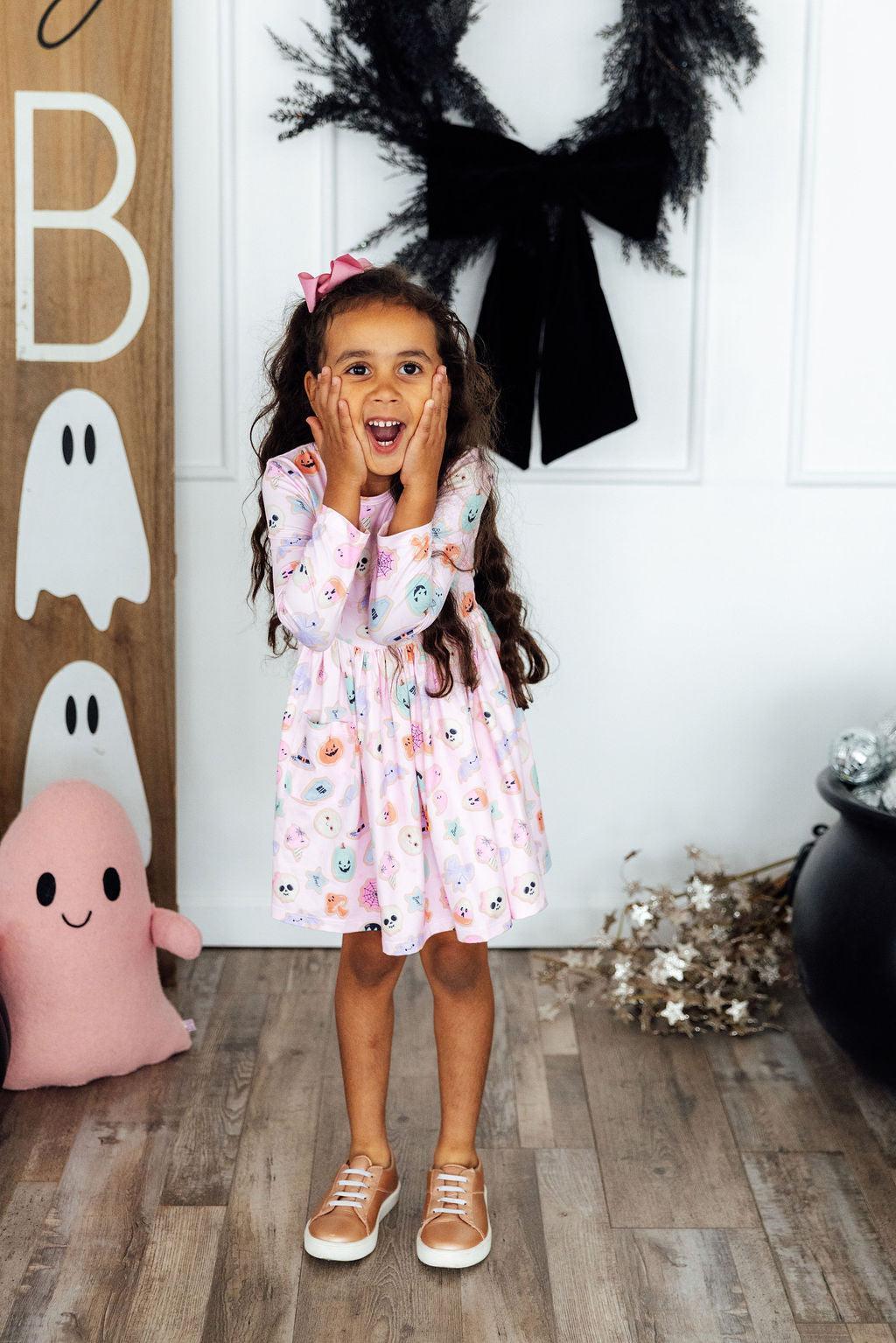 Sugar Rush L/S Pocket Twirl Dress Mila & Rose ®