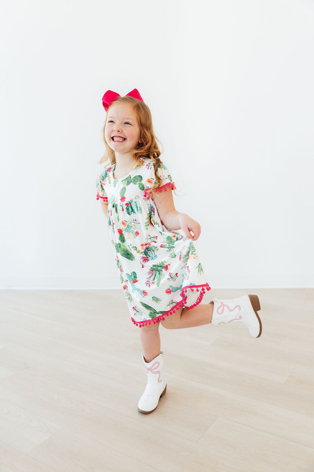 Cute Cactus Pom Pom Dress Mila & Rose ®