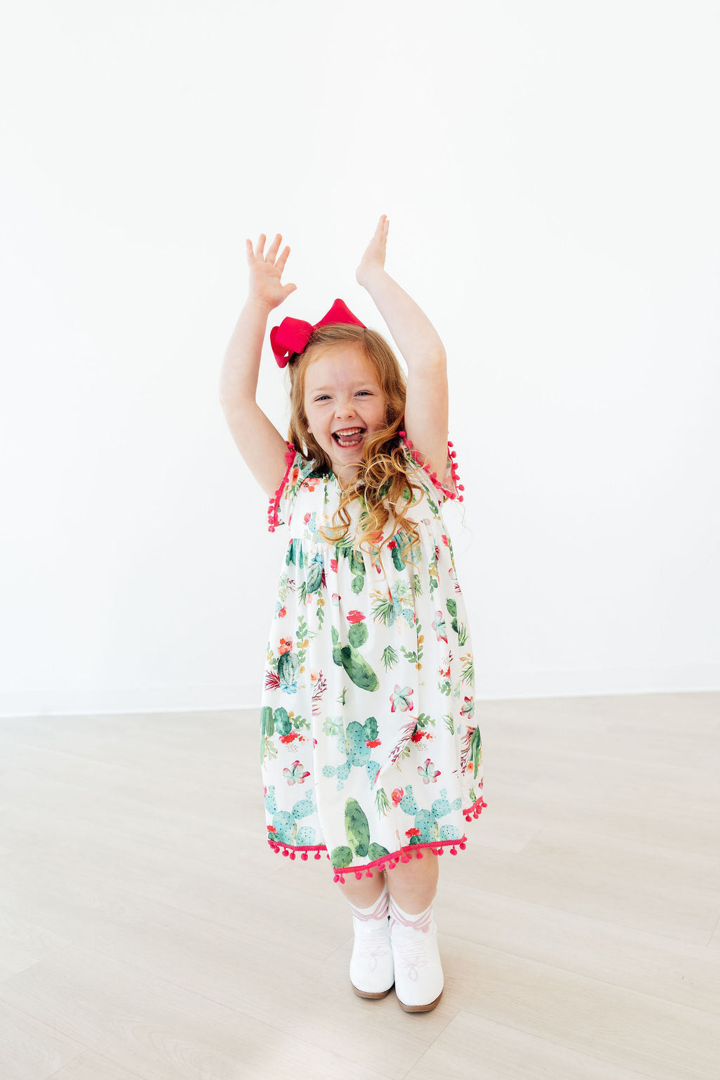 Cute Cactus Pom Pom Dress Mila & Rose ®