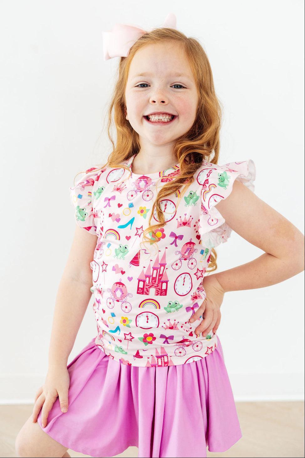 Princess & the Froggie S/S Ruffle Tee Mila & Rose ®