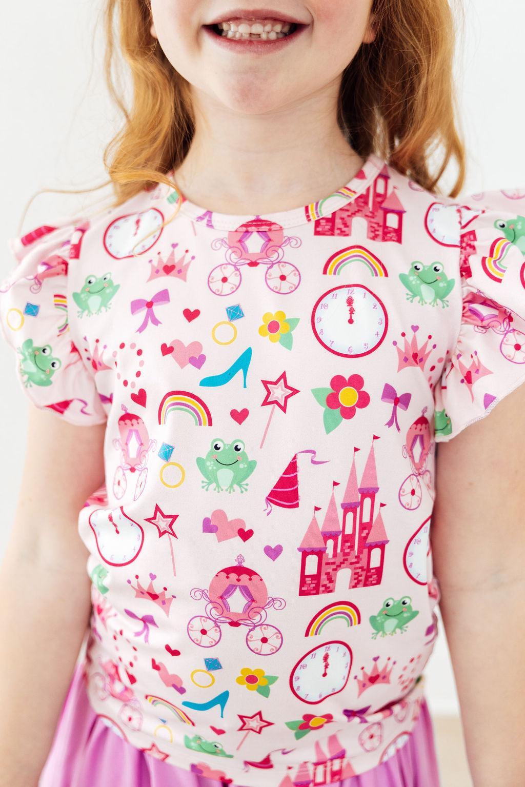 Princess & the Froggie S/S Ruffle Tee Mila & Rose ®