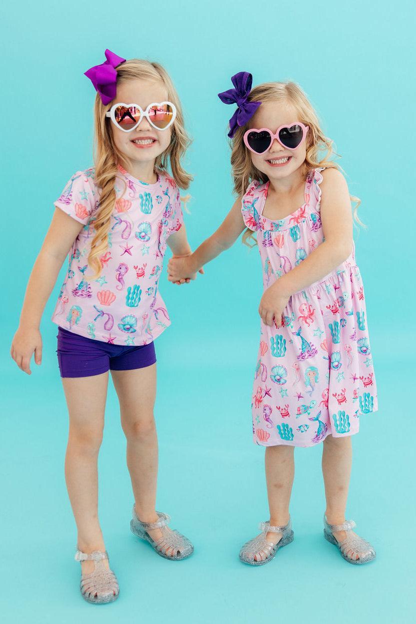Under the Sea Ruffle Pocket Tee Mila & Rose ®