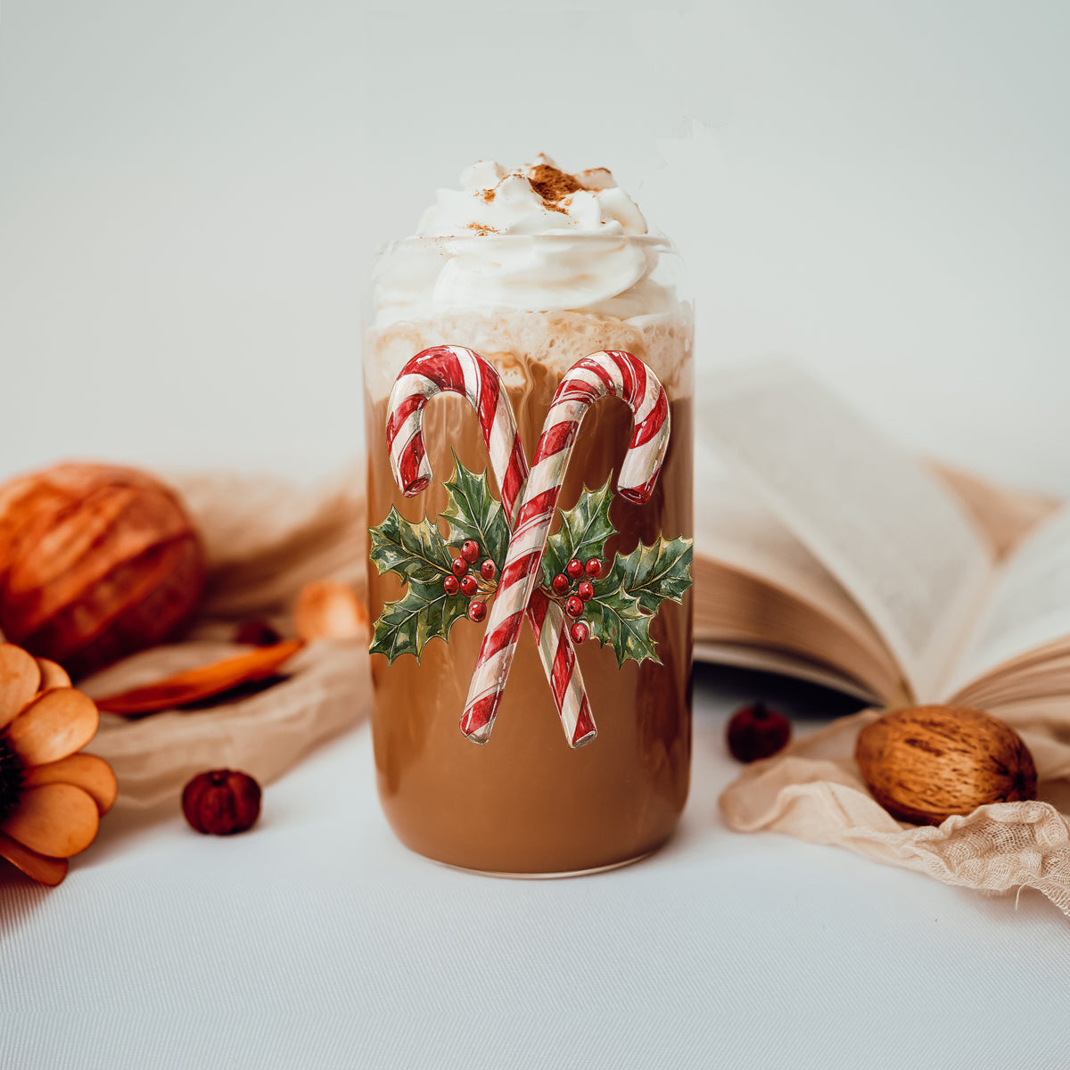 Candy Cane Holly 17oz