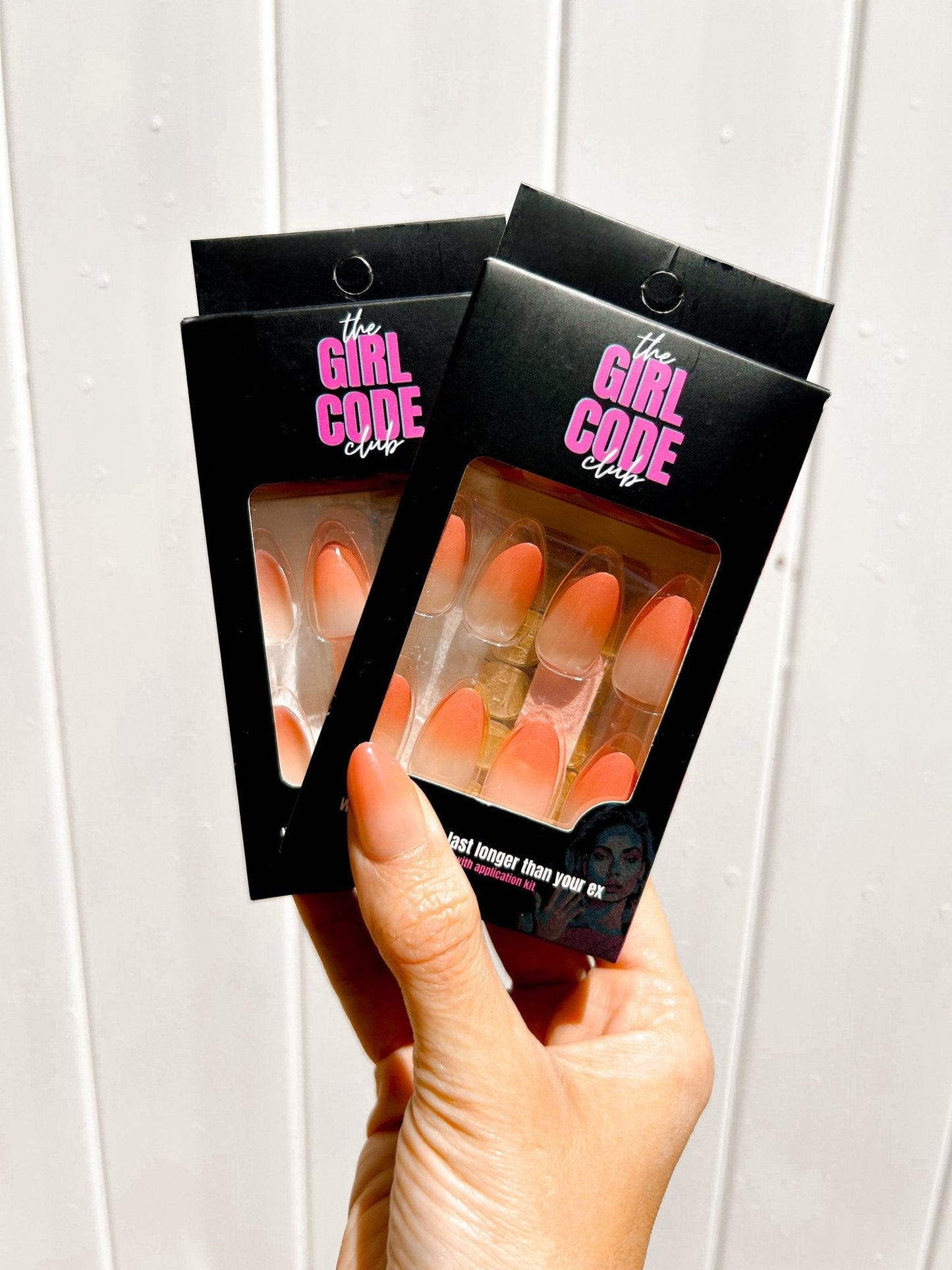 “Orangesicle” Press-On Nail Kit Girl Code Couture