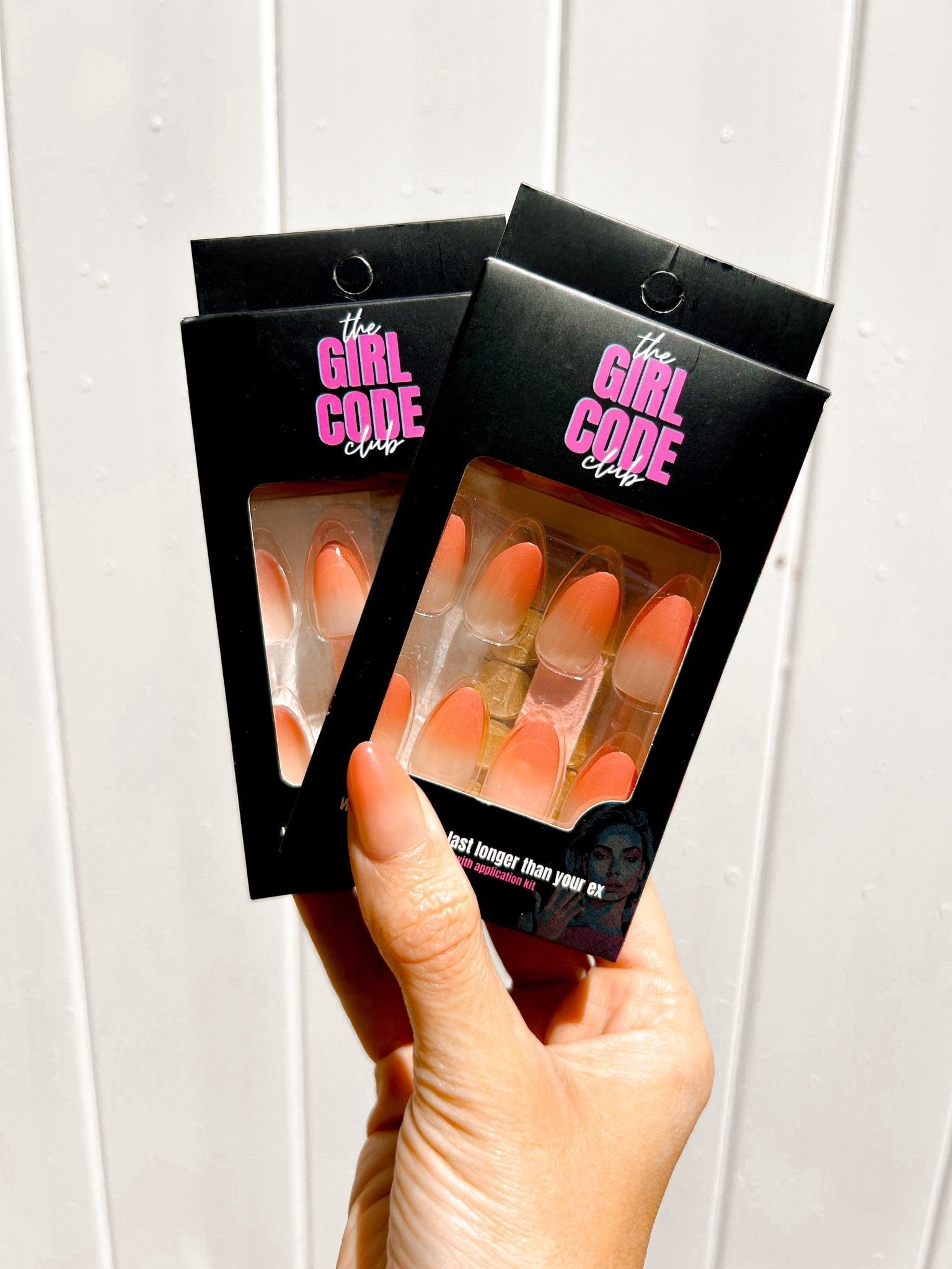 “Orangesicle” Press-On Nail Kit Girl Code Couture