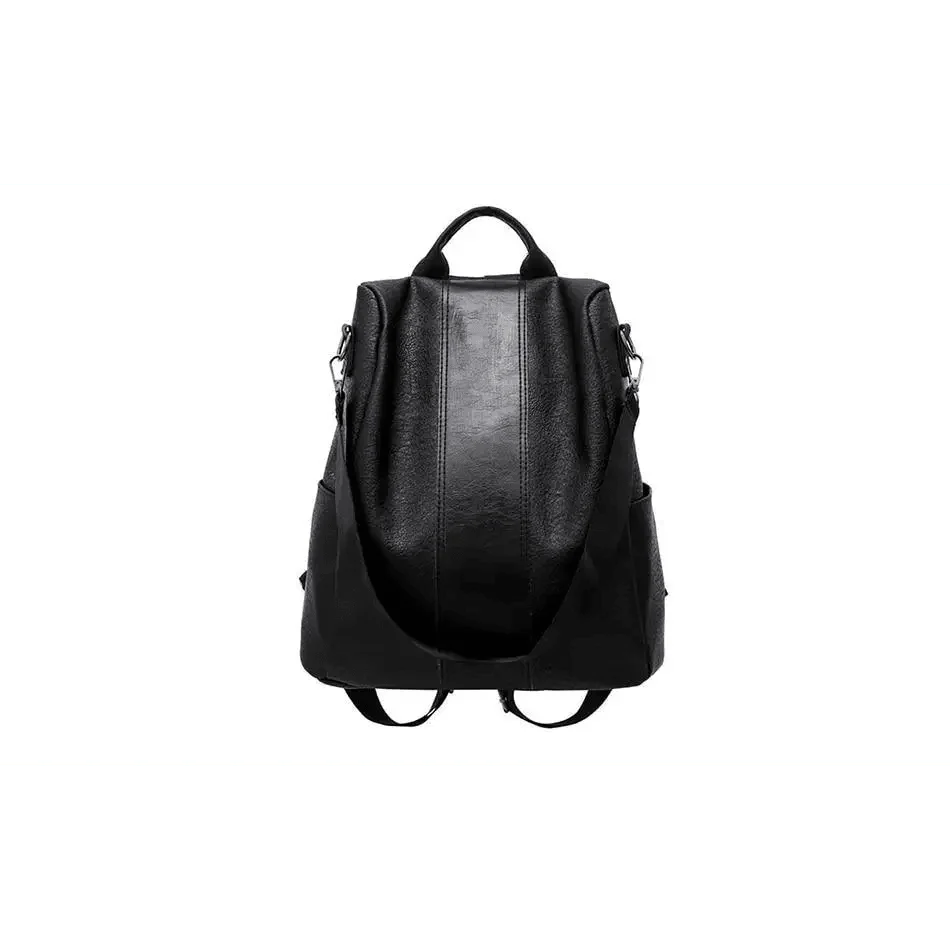 Sizzling Anti-Theft Vintage Style Leather Backpacks for Teenager Girls And Women School Bagpack For Females Travel Bags Stevvex