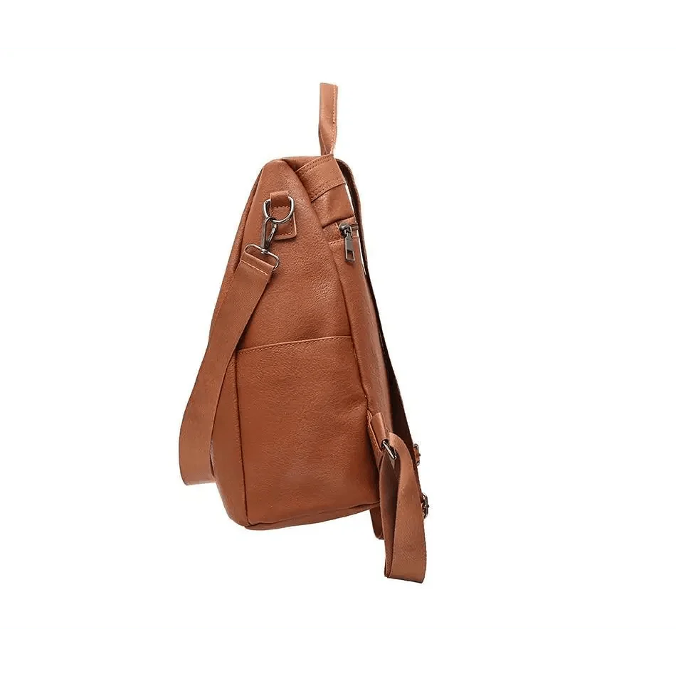 Sizzling Anti-Theft Vintage Style Leather Backpacks for Teenager Girls And Women School Bagpack For Females Travel Bags Stevvex