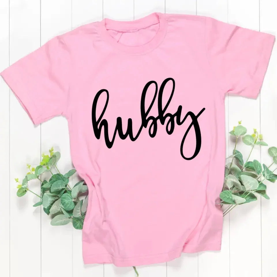 Hubby & Wifey Couple Tee