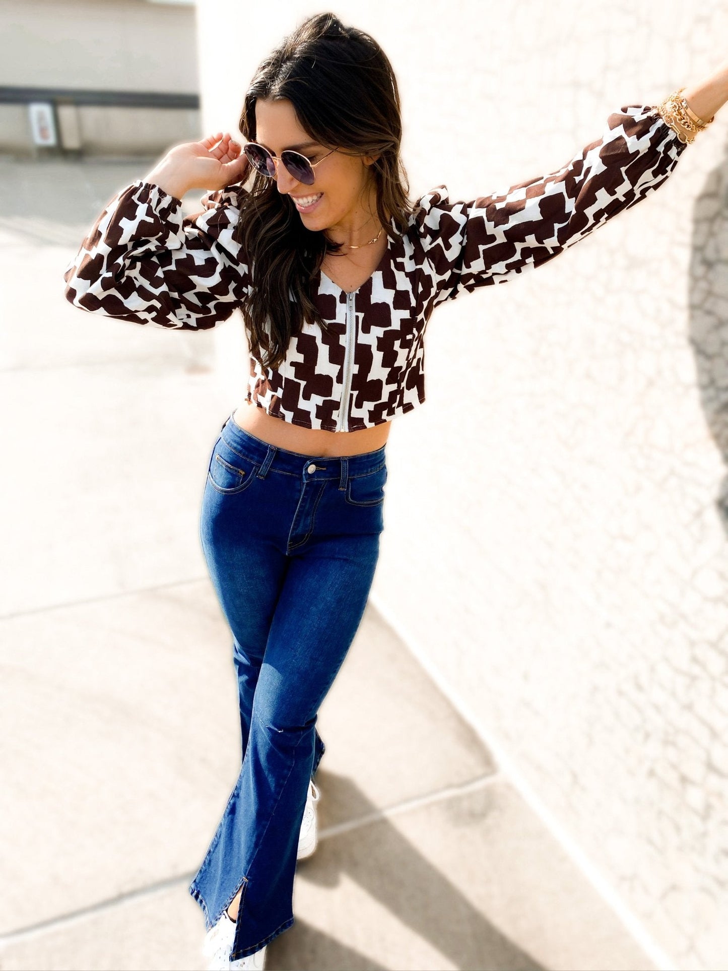Spencer Split Hem Bells Girl Code Couture