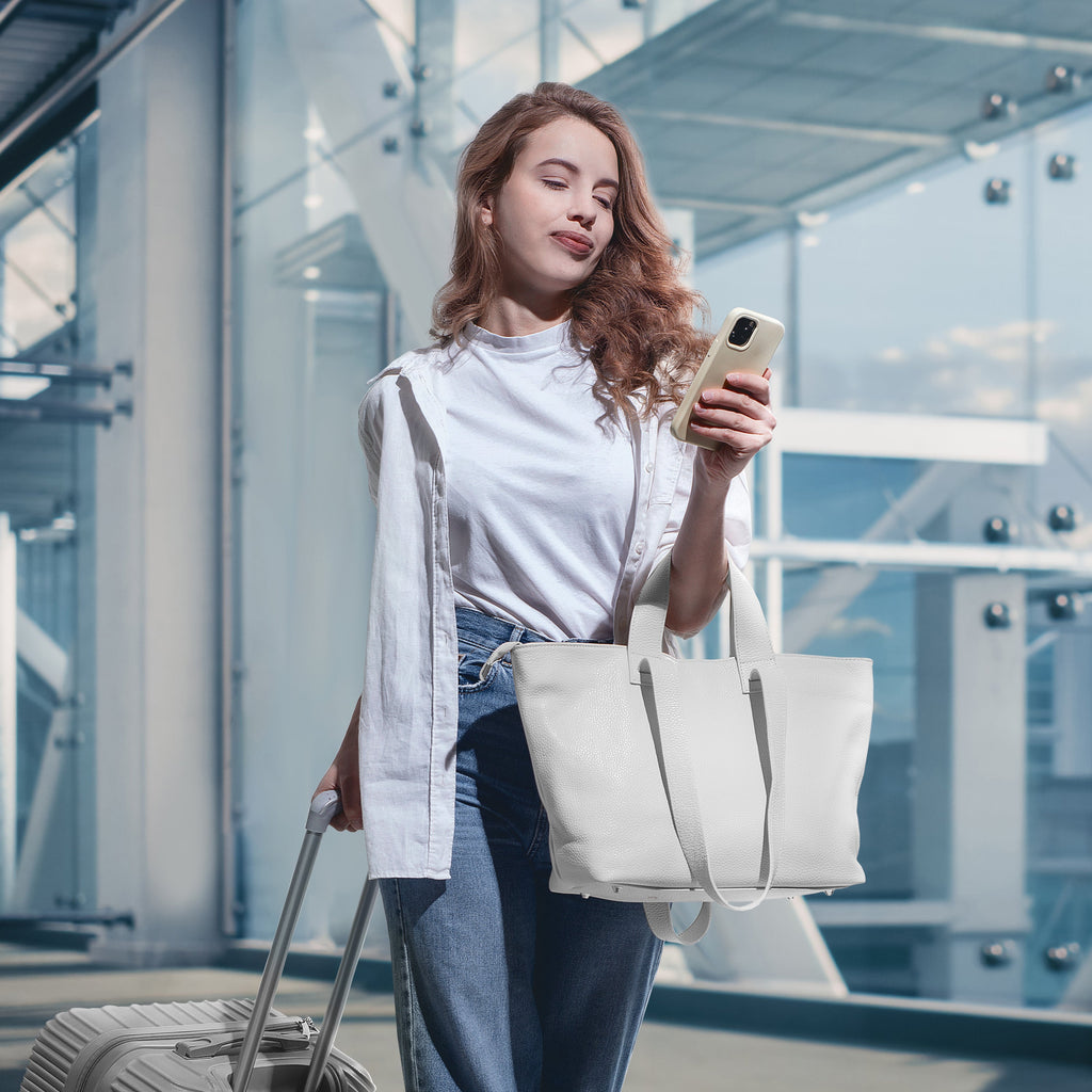 Calf Leather Tote Bag