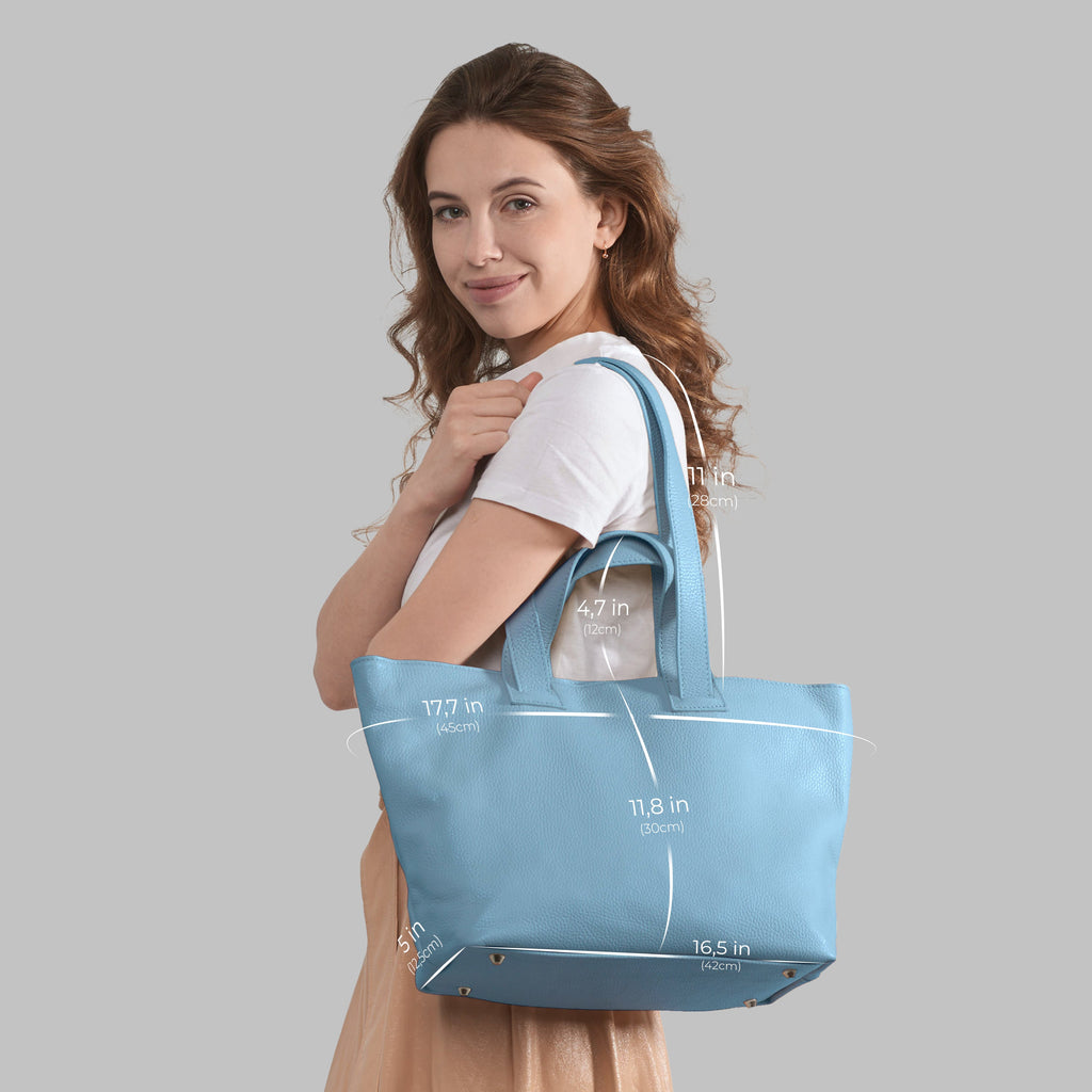 Calf Leather Tote Bag
