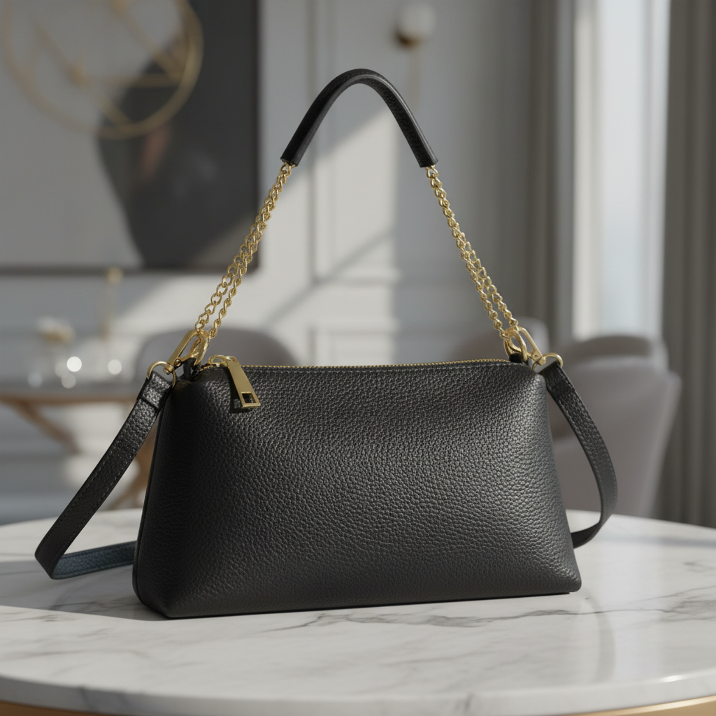 Calf Leather Crossbody Bag
