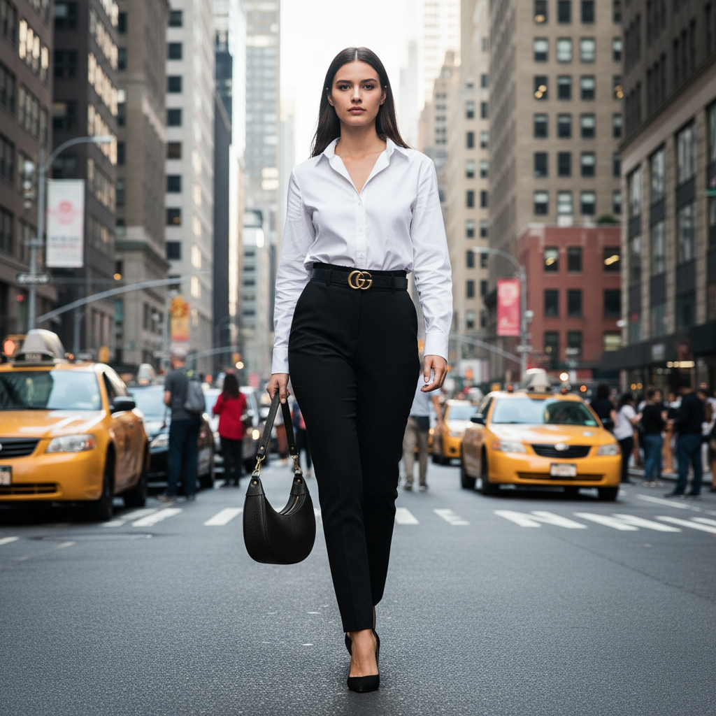 Calf Leather Shoulder Bag