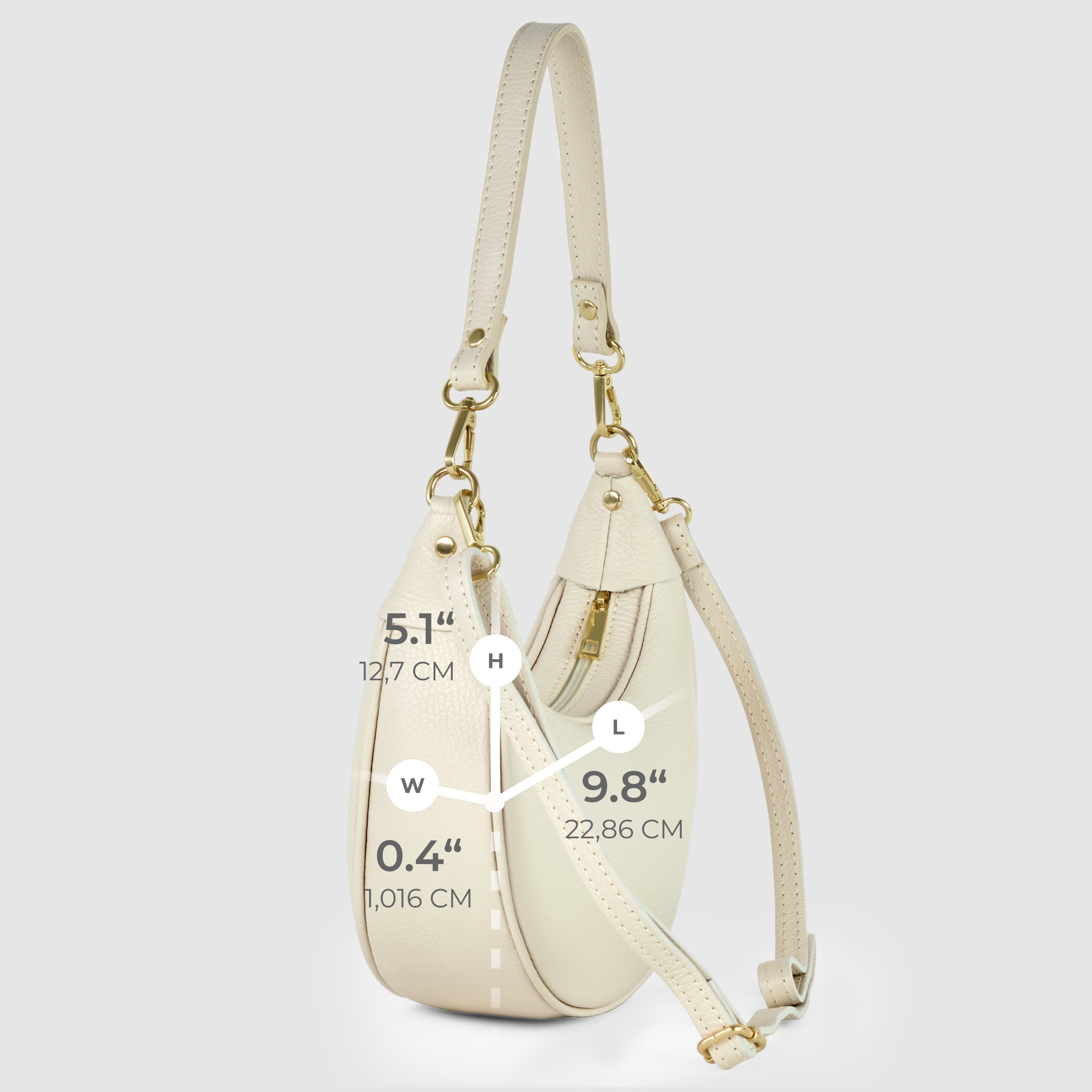 Calf Leather Shoulder Bag