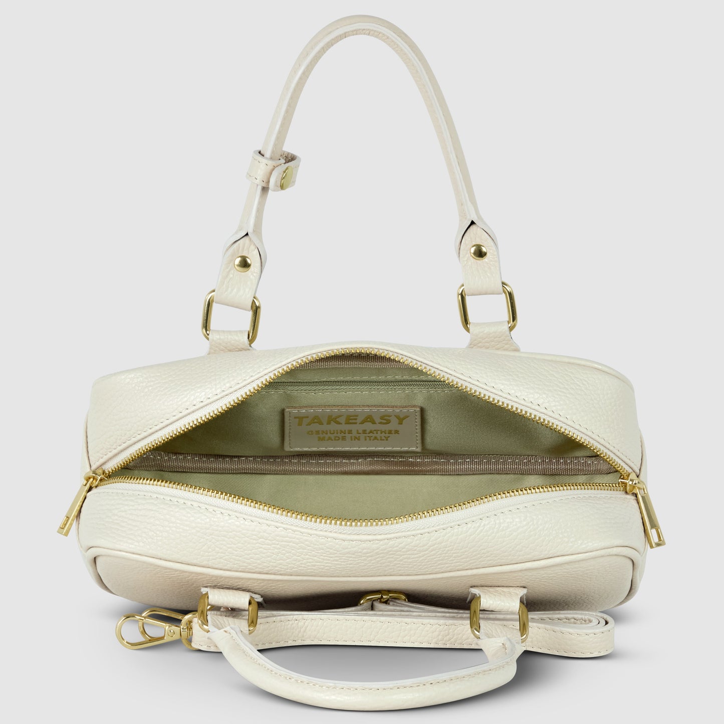 Italian Full-Grain Leather Top-Handle Bag | Venezia