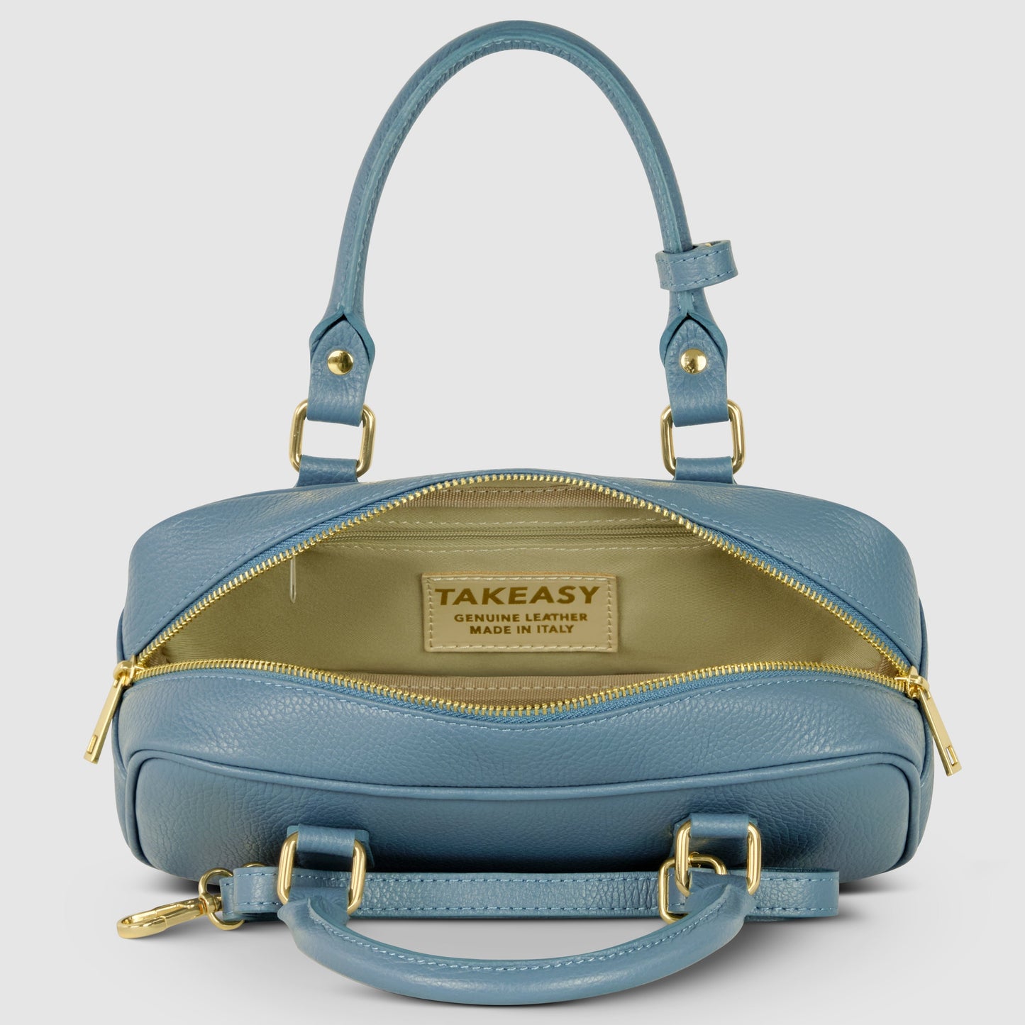 Italian Full-Grain Leather Top-Handle Bag | Venezia