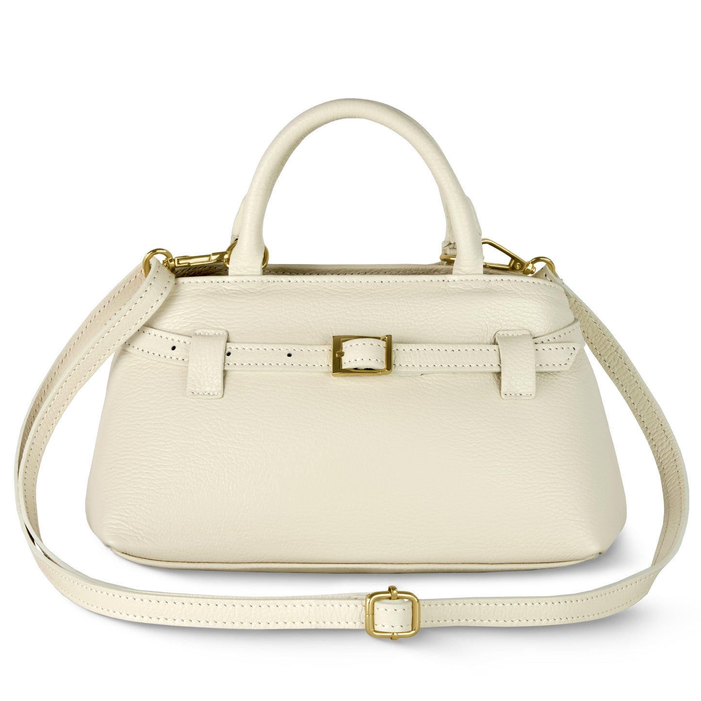 Italian Genuine Calf Leather Top-Handle Bag 252352