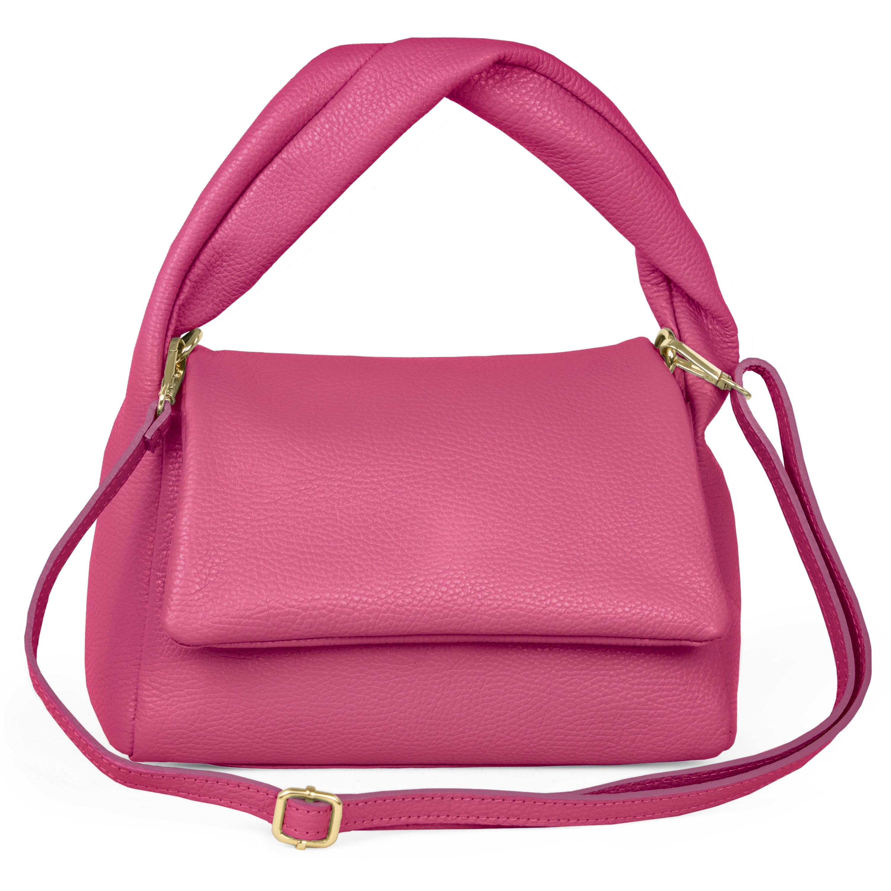 Calf Leather Top-Handle Bag
