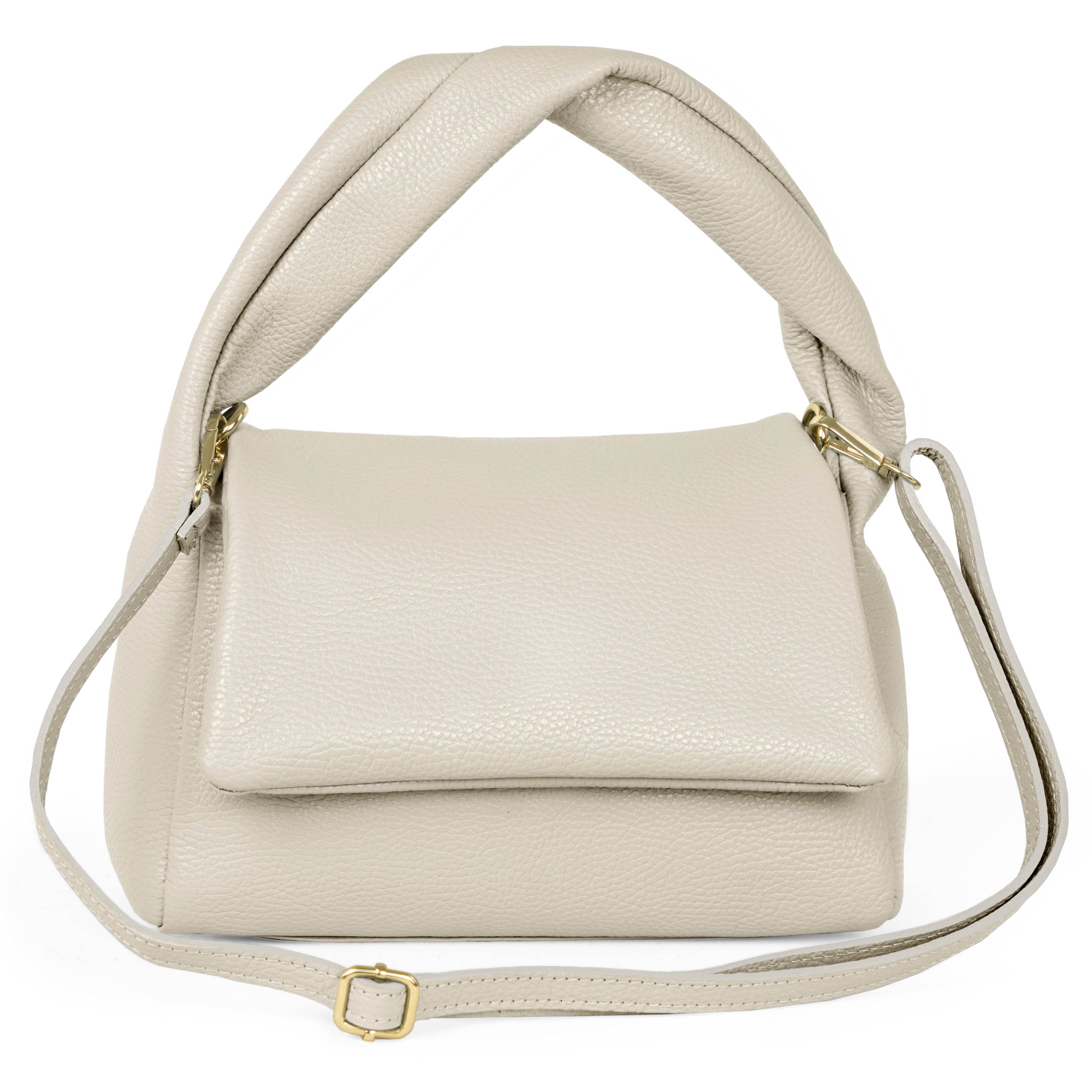 Calf Leather Top-Handle Bag