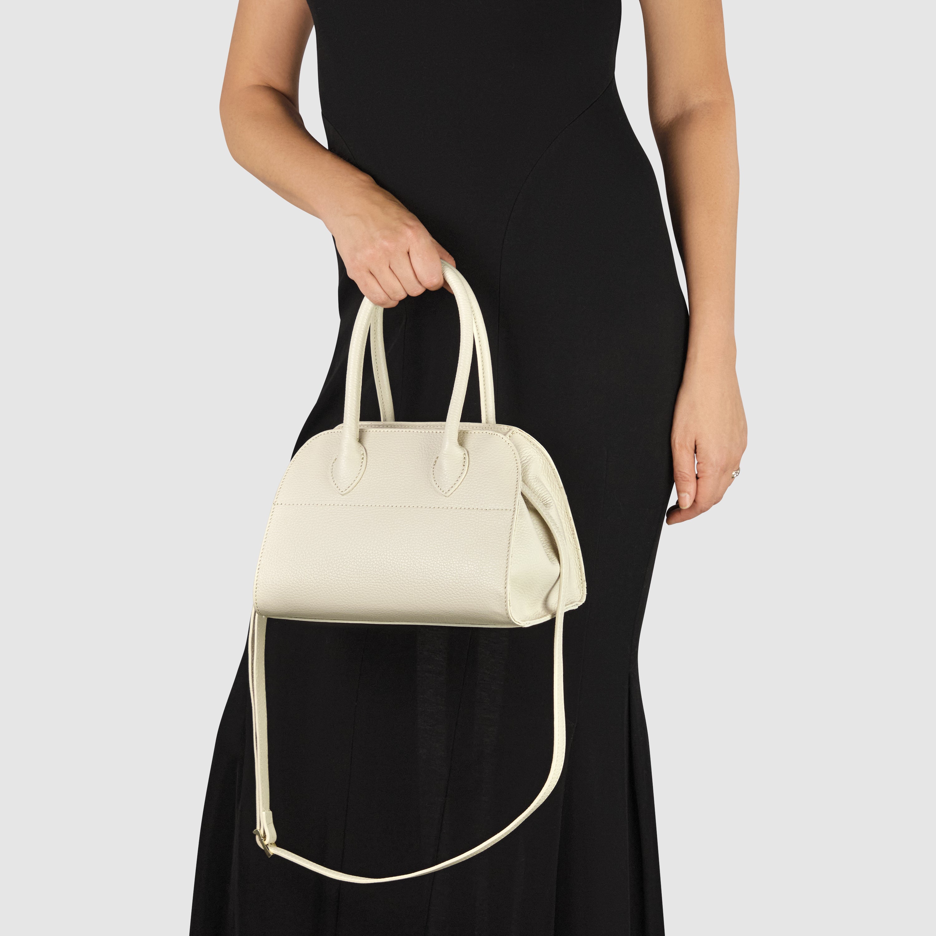 Calf Leather Top-Handle Bag