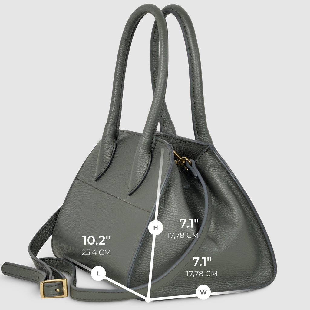 Calf Leather Top-Handle Bag