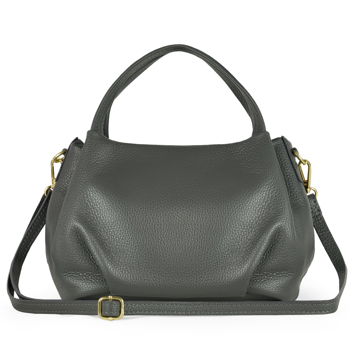 Italian Genuine Calf Leather Top-Handle Bag 322055