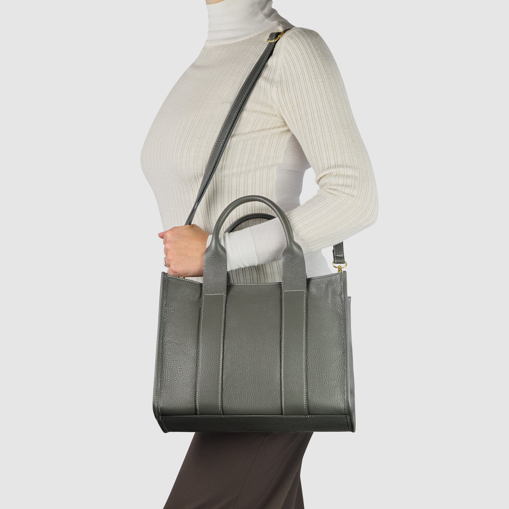 Calf Leather Tote Bag