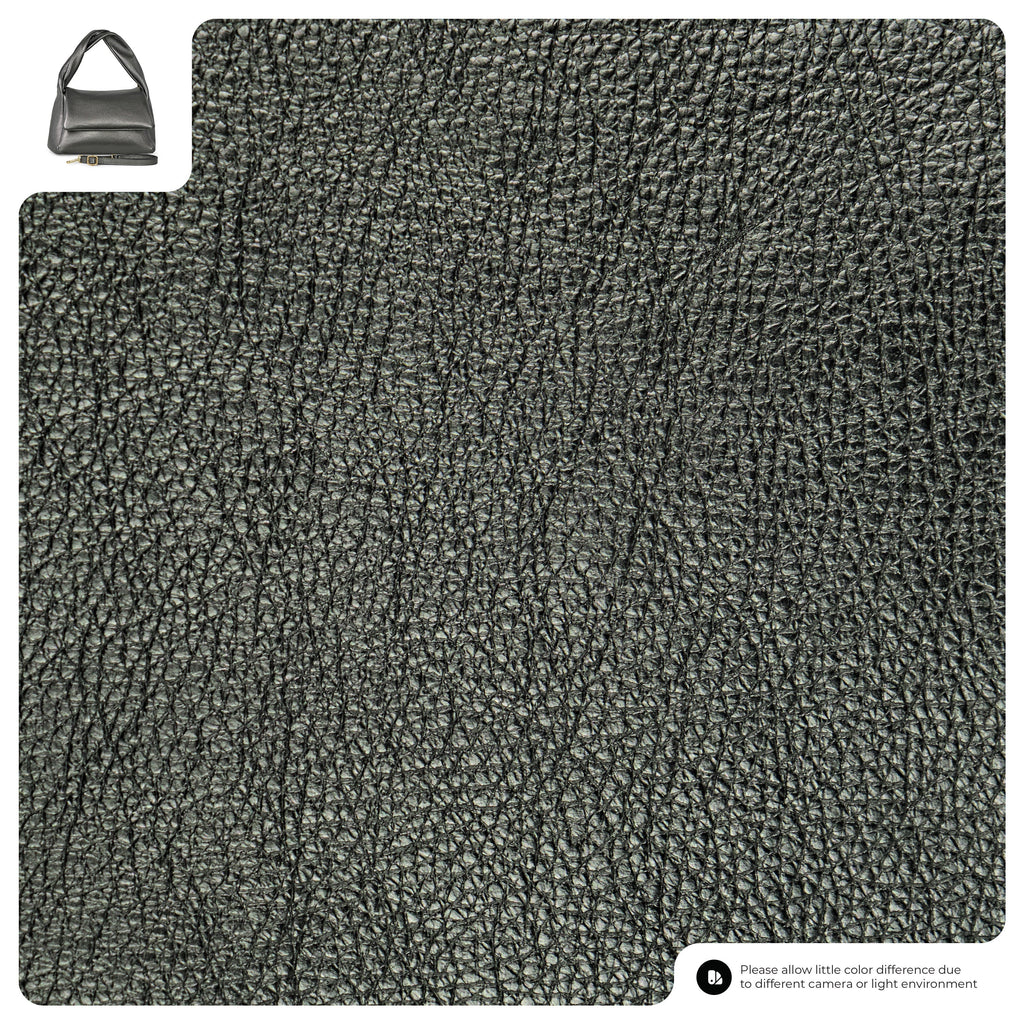 Metallic Calf Leather Top-Handle Bag