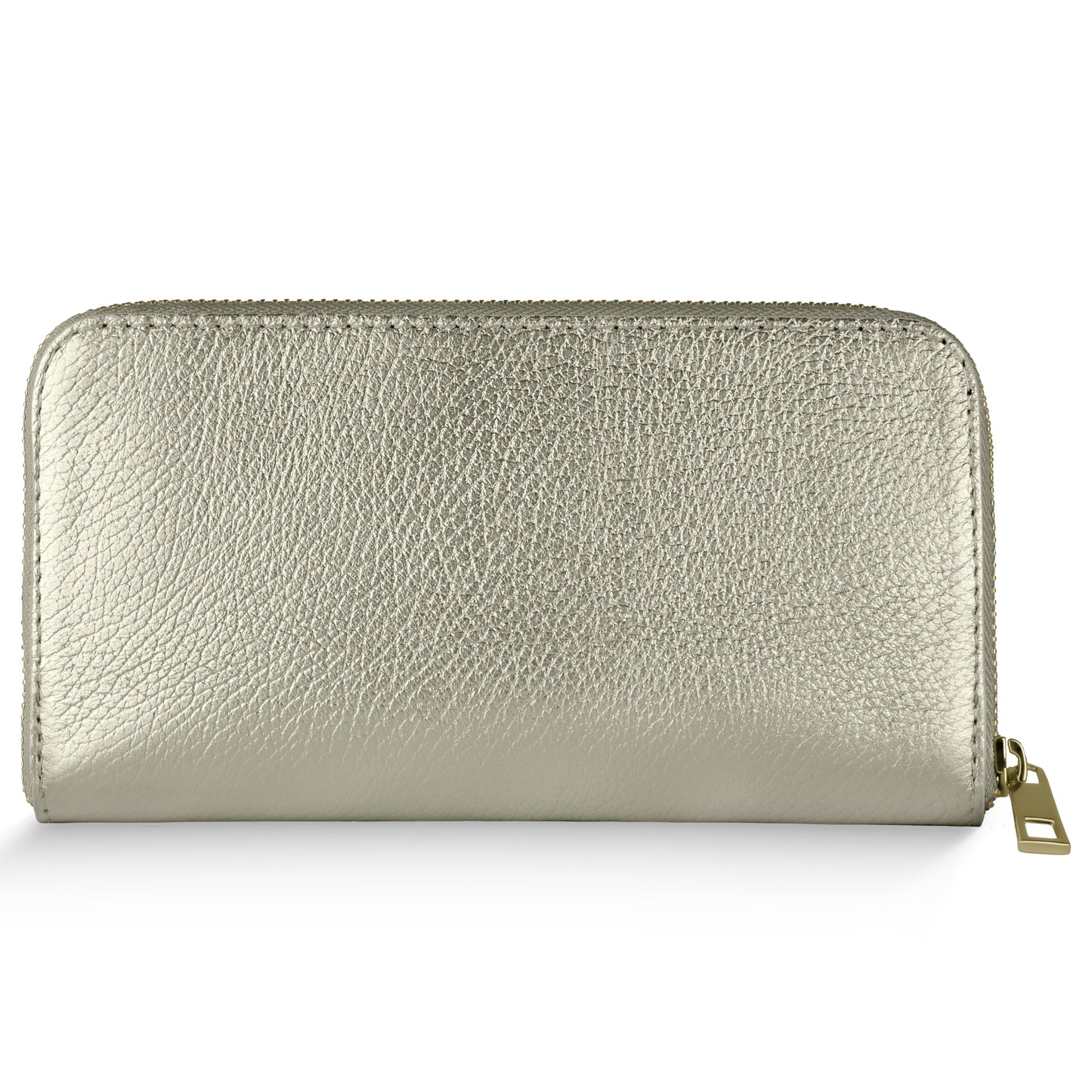 Italian Metallic Full-Grain Leather Wallet | Udine