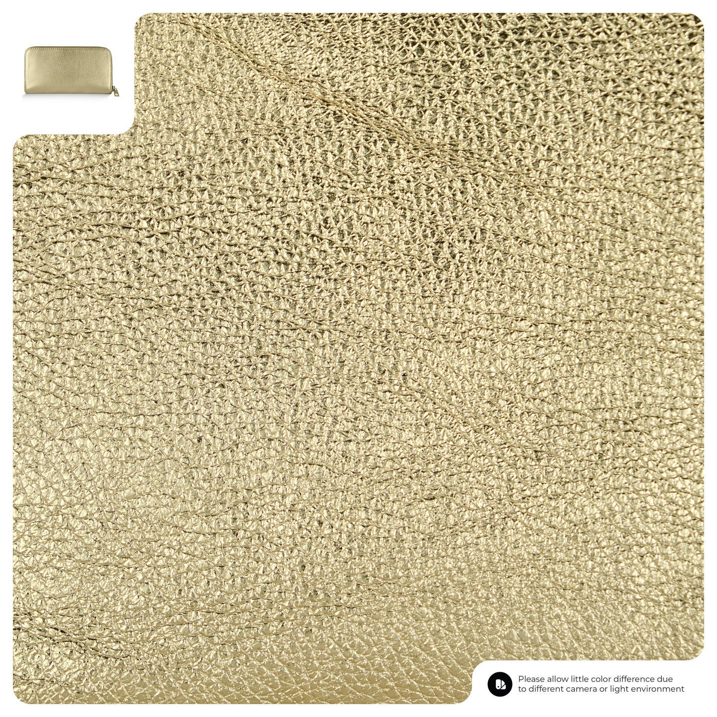 Italian Metallic Full-Grain Leather Wallet | Udine