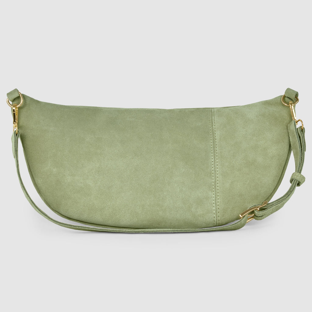 Suede Leather Crossbody Bag