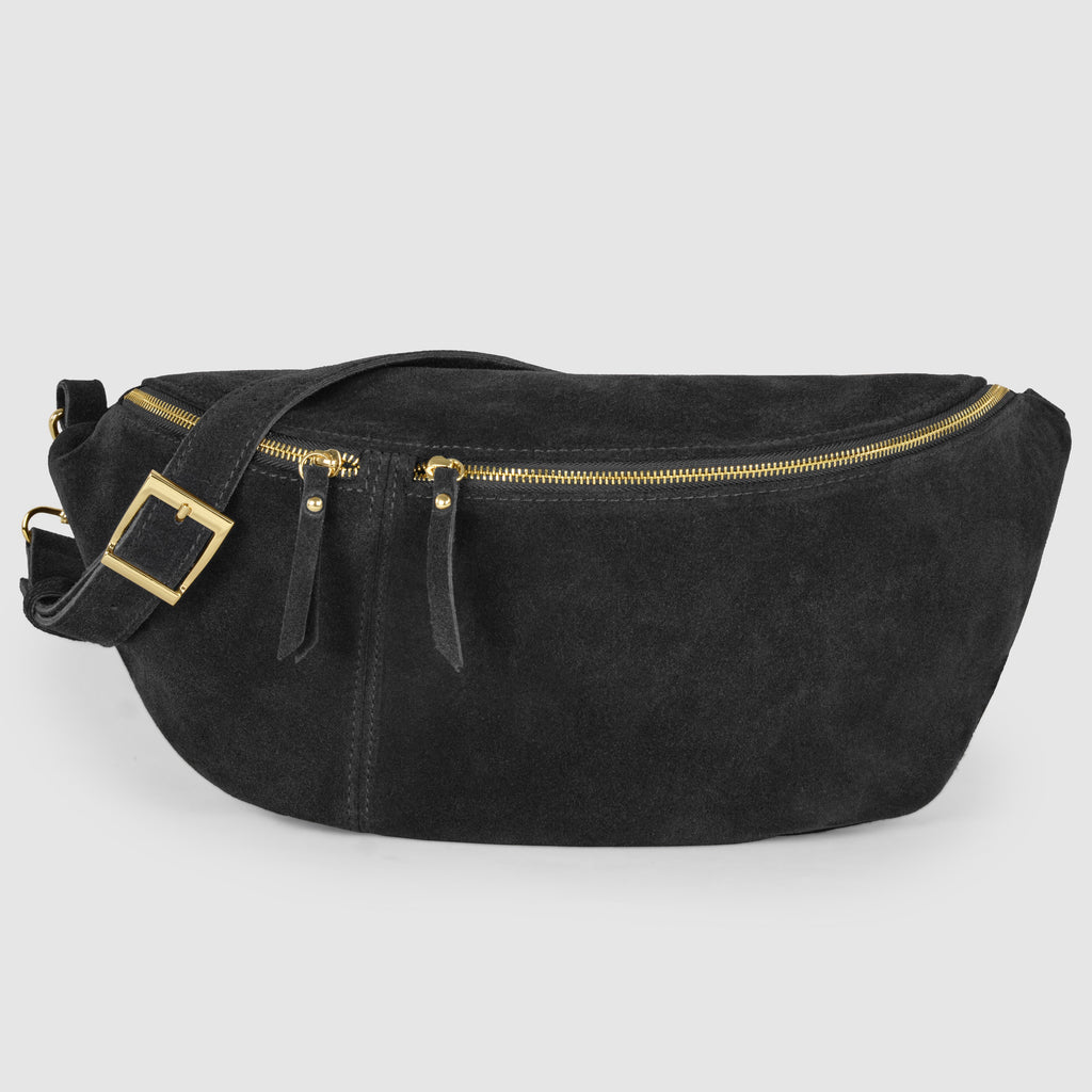 Suede Leather Crossbody Bag