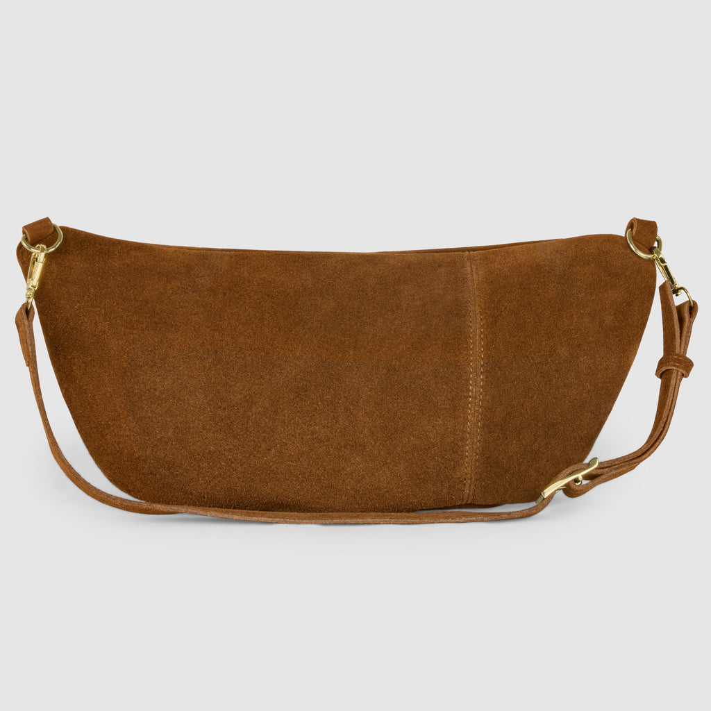 Suede Leather Crossbody Bag