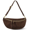 Suede Leather Crossbody Bag