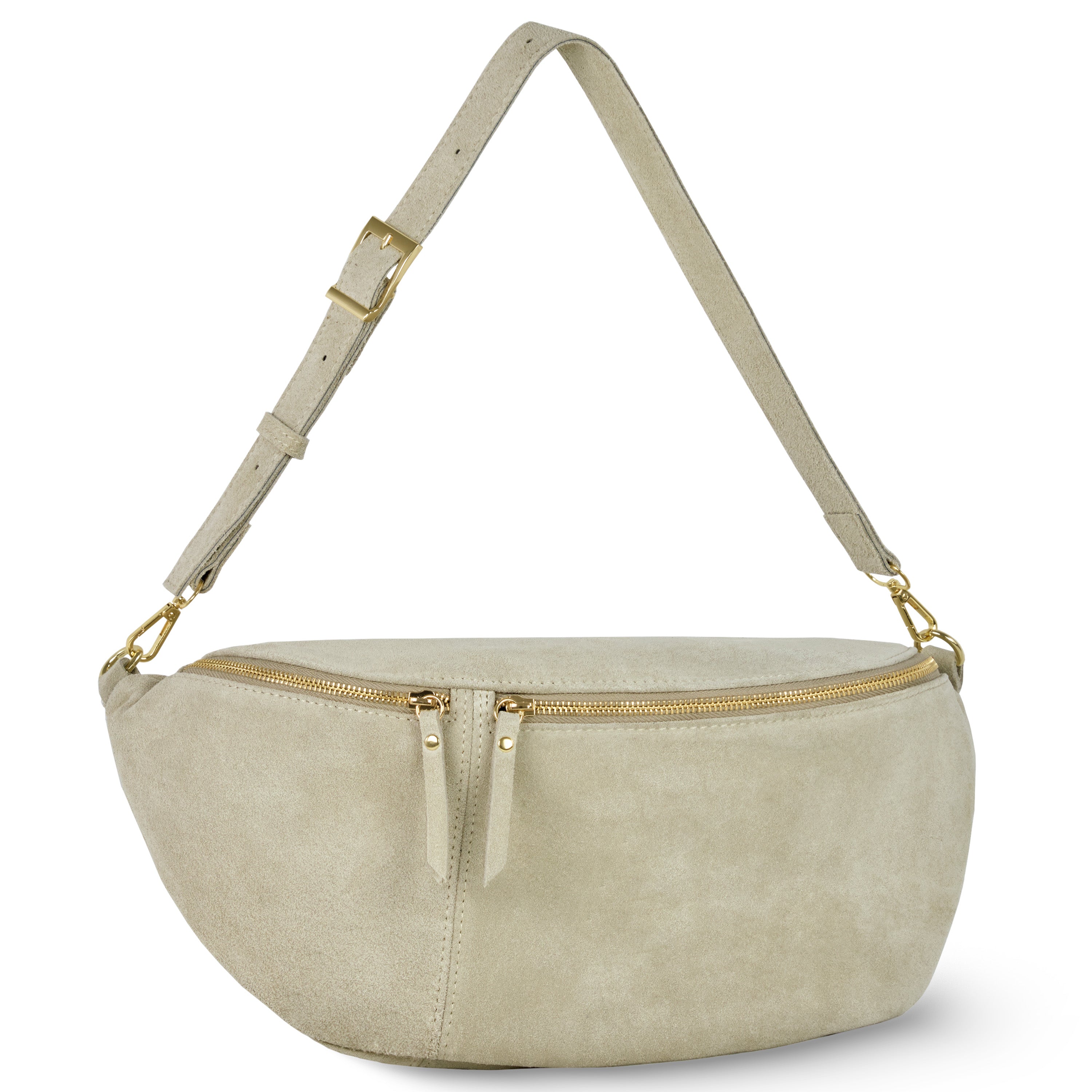 Suede Leather Crossbody Bag