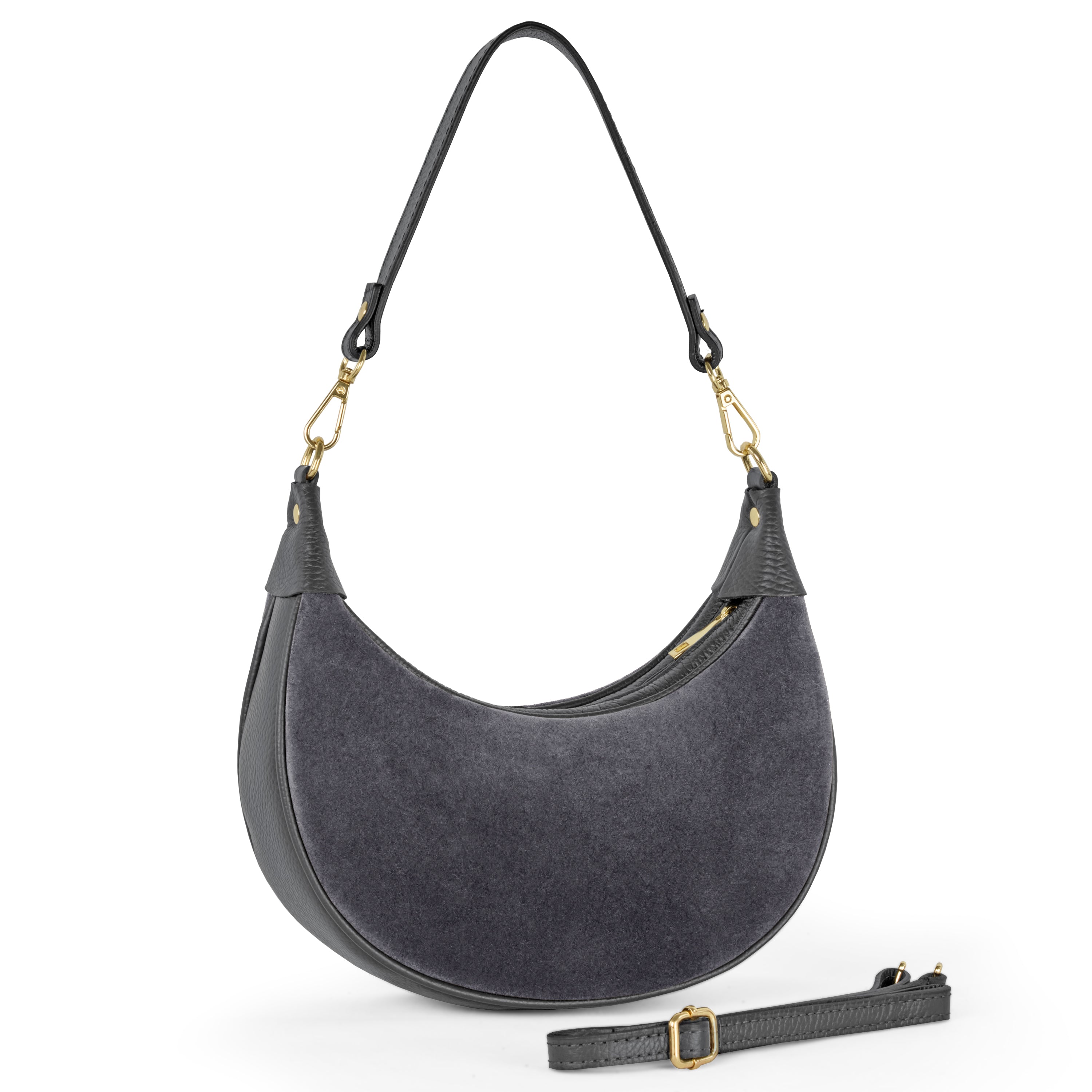 Suede Leather Shoulder Bag