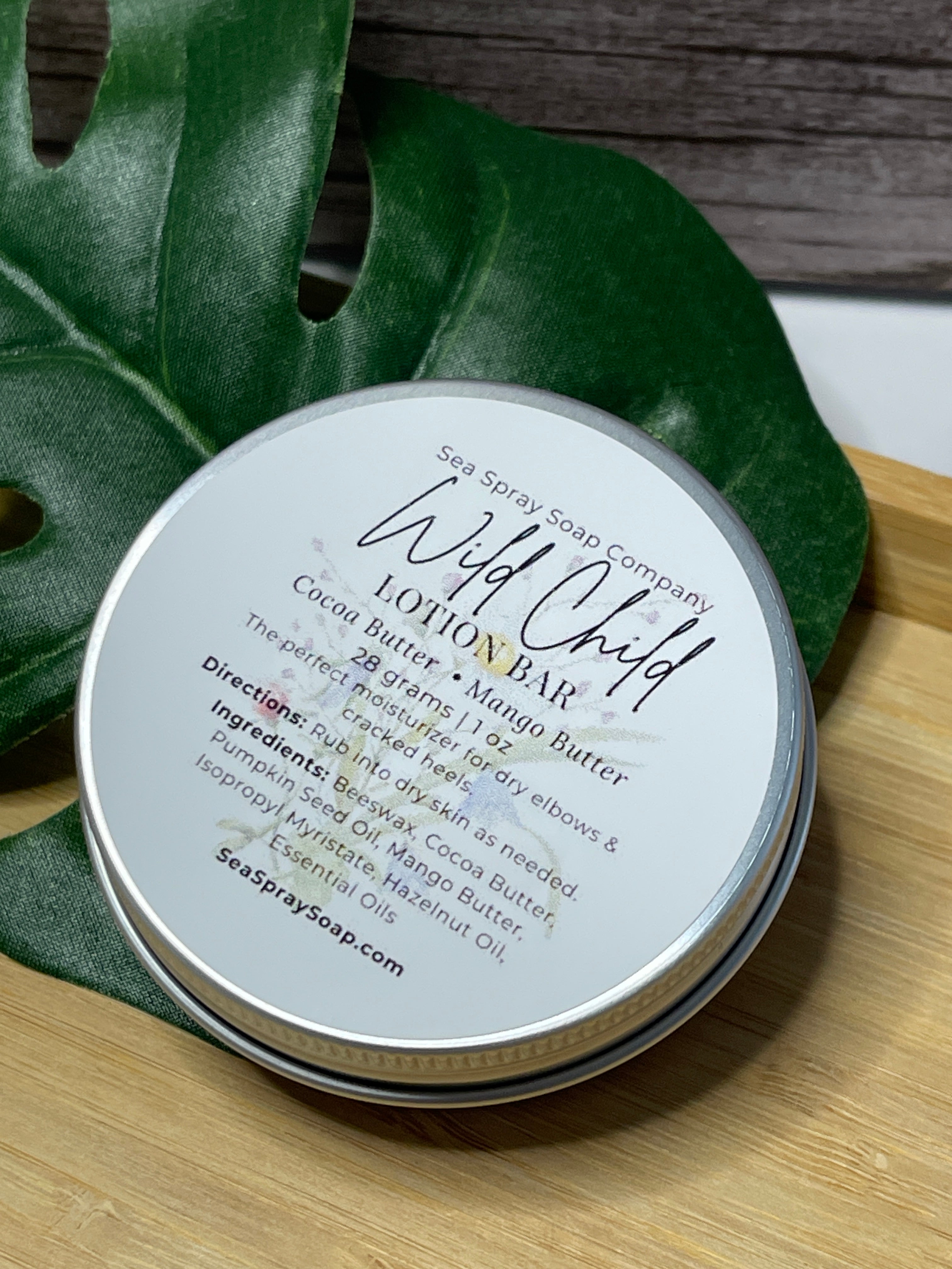 Solid Lotion Bars + Tin