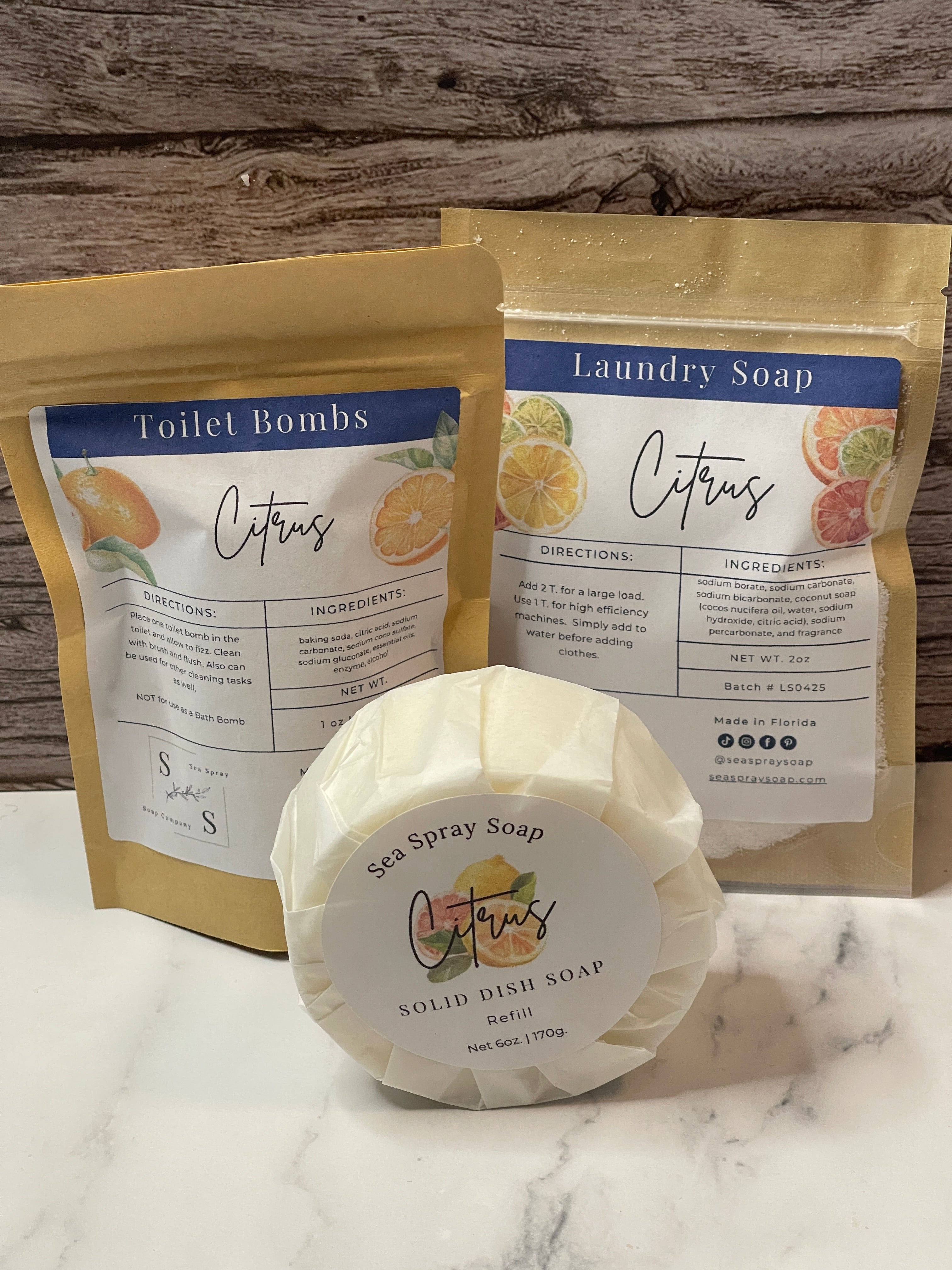 Zero Waste Essentials Starter Bundle - Complete Home Cleaning Kit