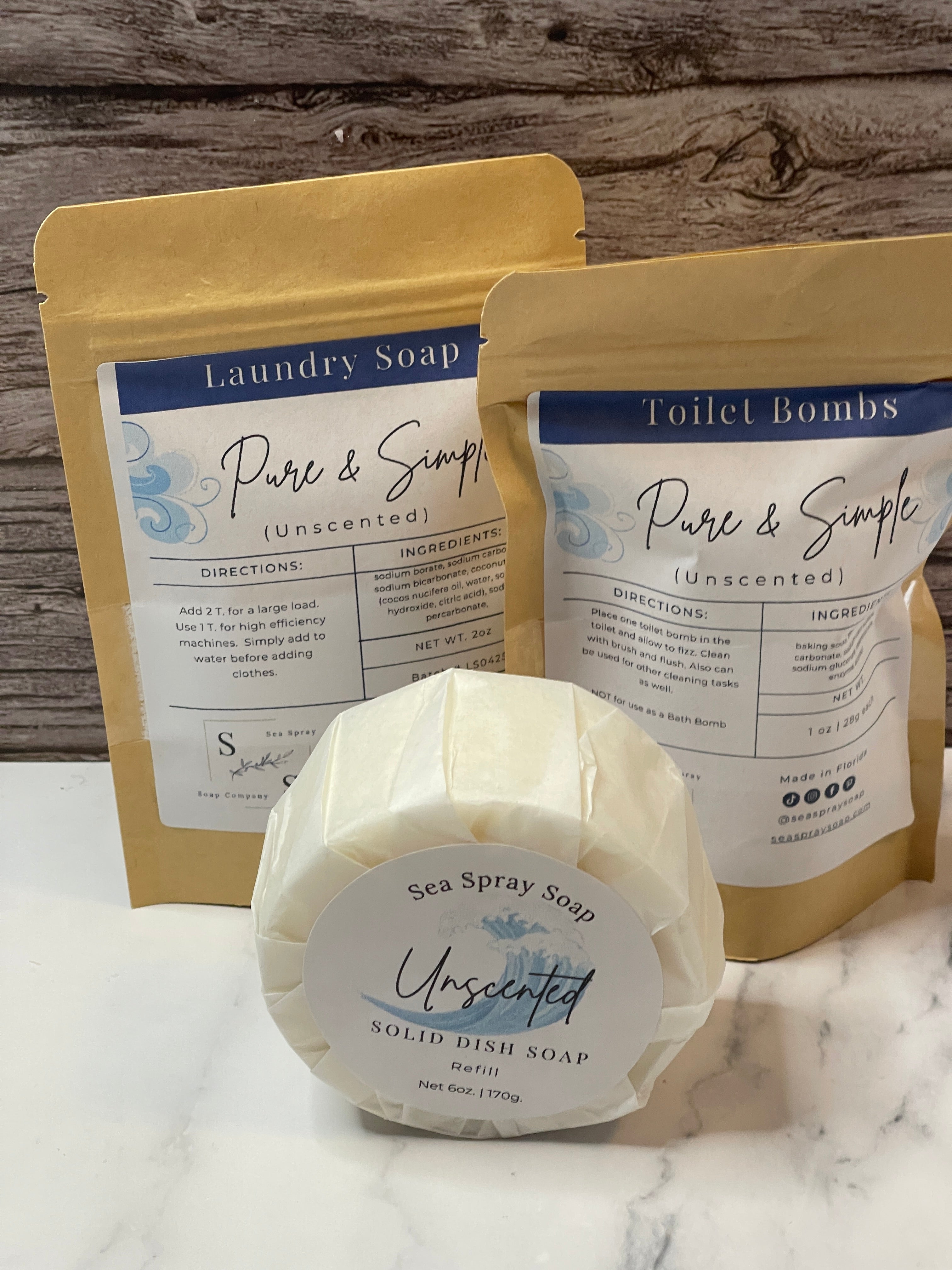 Zero Waste Essentials Starter Bundle - Complete Home Cleaning Kit